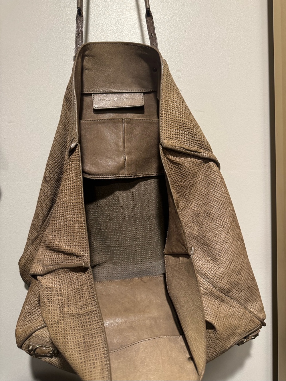 Balenciaga Papier Woven Leather Tote - Picture 3 of 7
